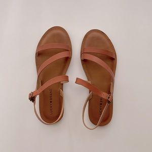 Leather sandals